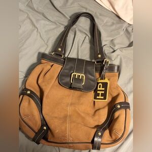 Rare Dooney & Bourke bag designed by Hayden Panettiere Suede and Leather